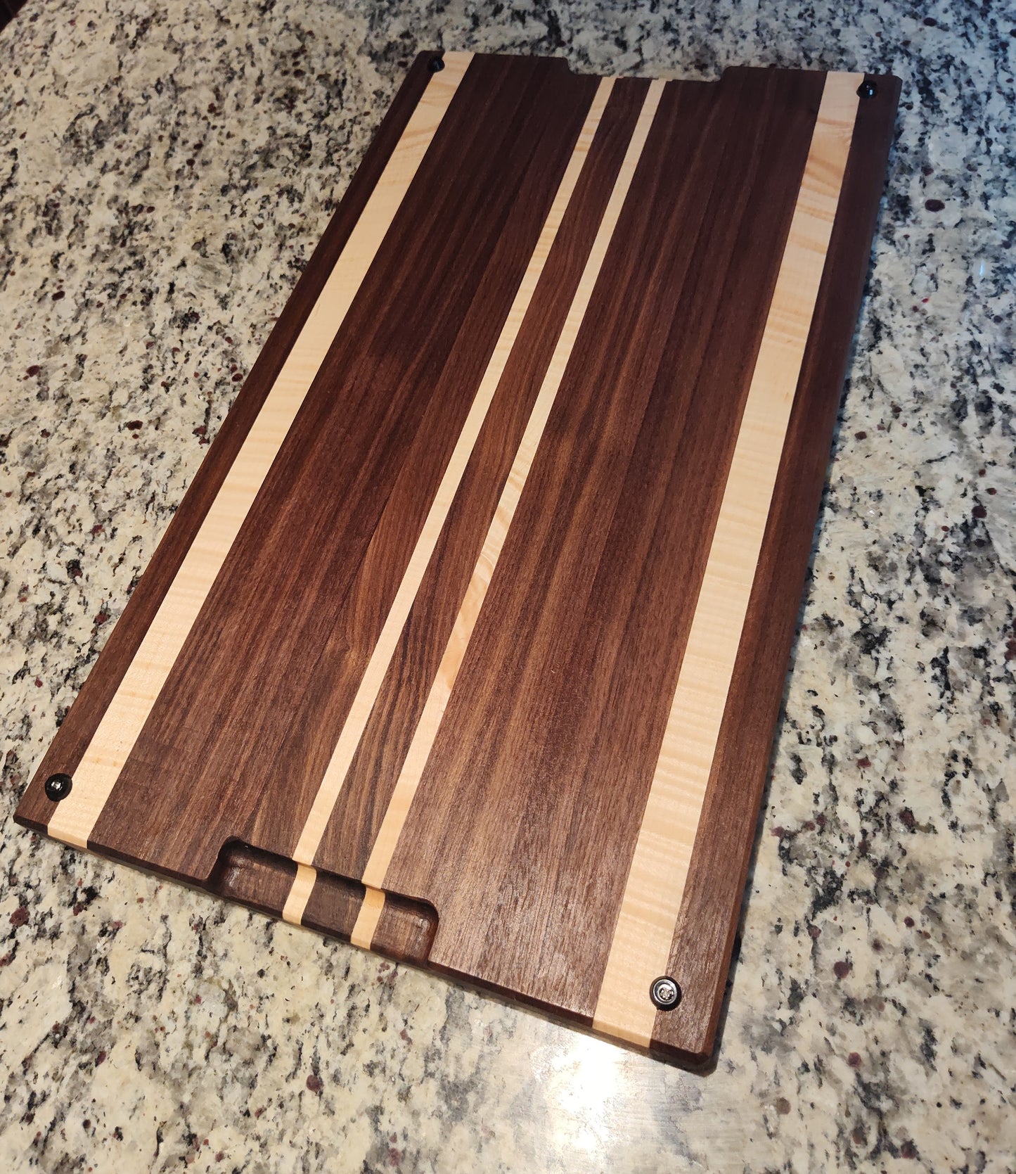 Custom butcher block brisket board
