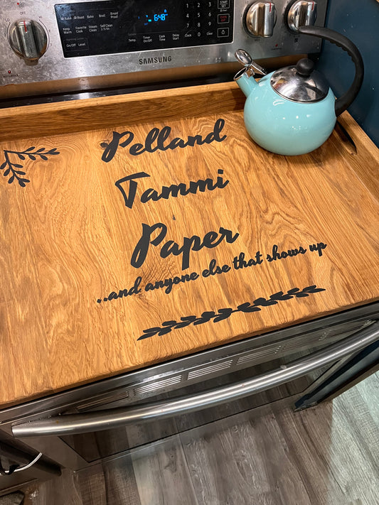 Stove cover/noodle board