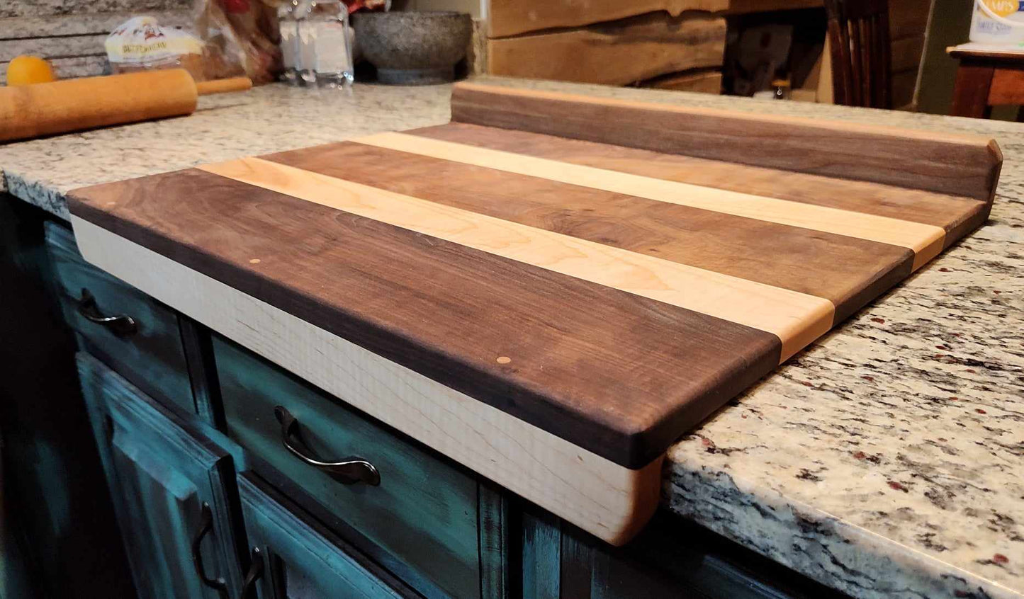 Pastry/Pasta Board double counter lip