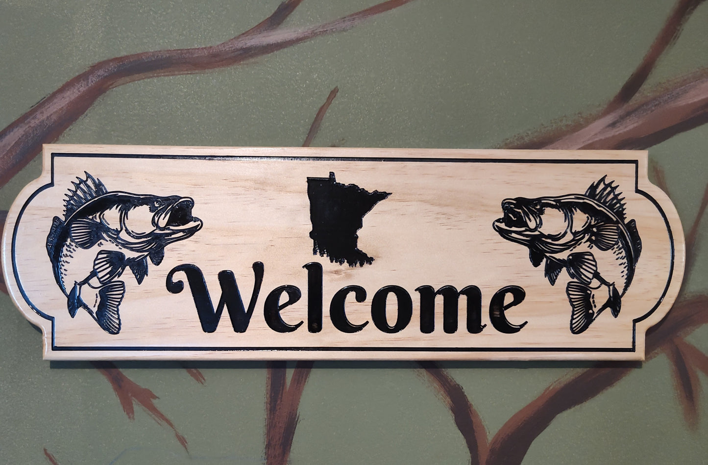 Walleye welcome sign