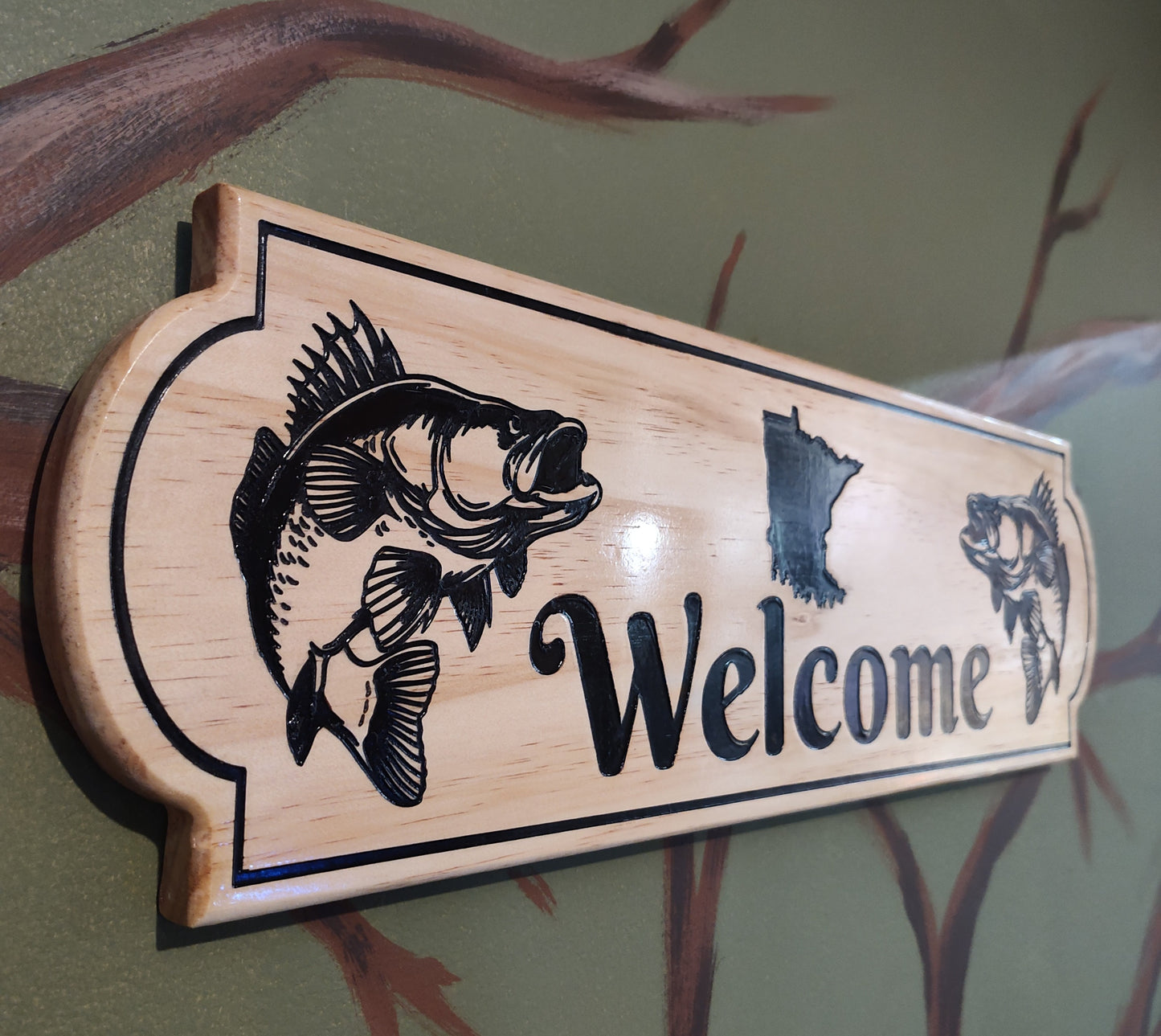 Walleye welcome sign