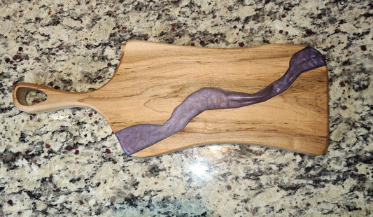 Small purple charcuterie board