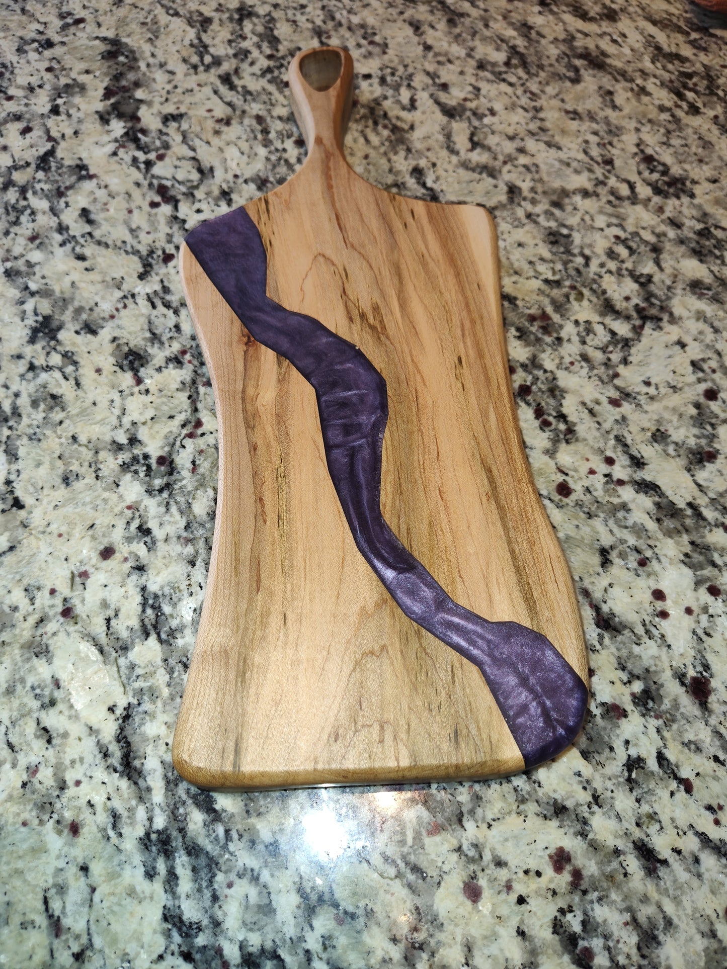 Small purple charcuterie board